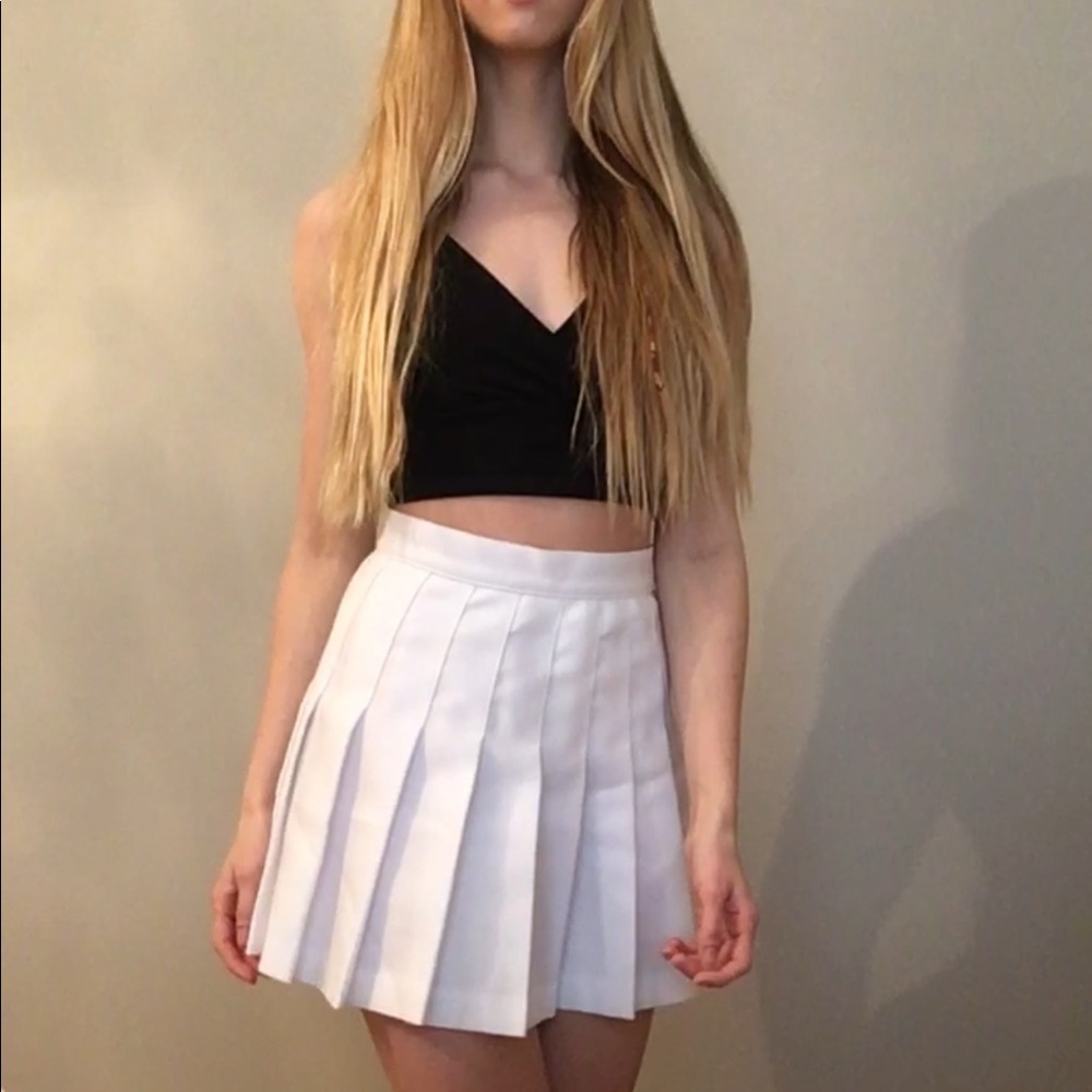 AA White Tennis Circle Skirt